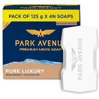 Park Avenue Premium MenS Soaps For Bath  Pure Luxury | 125G (Pack Of 4) | Enriched With Shea Butter & Coconut Oil | Grade 1 Soap | For All Skin Types
