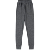 Jockey Boy's Regular Fit Cotton Thermal Long John (Kt01-0105-Chaml_Charcoal Melange_11-12 Years)