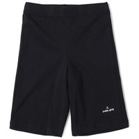 Jockey Girls' Slim Fit Sports Shorts (Sg03-0105_Black_12)