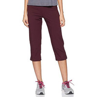 Jockey Women's Slim Fit Cotton Capri (1300_Wine Tasting_X-Large_Purple_Xl)