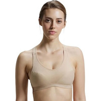 Jockey Women's Cotton Padded Wirefree Active Bra 1378_Skin_M