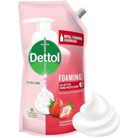 Dettol Foaming Handwash Refill - Strawberry, 700Ml | Rich Foam | Moisturizing Hand Wash | Soft On Hands