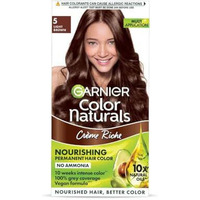 Garnier Color Naturals Crme Hair Color, Shade 5 Light Brown, 70Ml + 60G