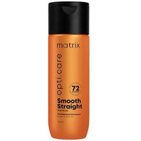 Matrix Opti.Care Smooth Straight Professional Shampoo For Frizzy, Unmanageable Hair | 96Hr Frizz Control* | Used By 1 Lakh Hairstylists* | With Shea Butter, 200Ml