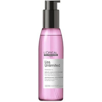 Loreal Professionnel Liss Unlimited Leave-In Hair Serum For Frizzy & Unruly Hair - 125Ml | Intensive Smoothing Serum For Frizz-Control | Enriched With Primrose Oil | Increases Softness & Shine