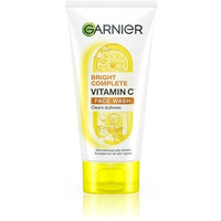 Garnier Skin Naturals Bright Complete Vitamin C Face Wash - Vitamin C Face Wash For Brighter And Glowing Skin - Daily Cleanser Suitable For All Skin Types, 150G