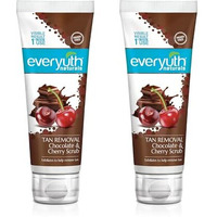 Everyuth Naturals Tan Removal Chocolate&Cherry Scrub|D Tan,Detoxify&Cleanse|Paraben Free|Antioxidant Choco&Multi-Vitamin Cherries|For Oily,Dry,Normal,Combination&Sensitive Skin - 100G (Pack Of 2)