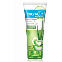 Everyuth Naturals Nourishing Aloe Vera & Cucumber Gel| Protects From Acne, Cuts & Rashes|Refreshing & Soothing Care|Paraben Free|For Oily, Dry, Normal, Combination & Sensitive Skin - 150 G
