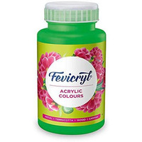 Fevicryl Acrylic Colour Light Green 500Ml | Art & Craft, Diy, Rich Pigment, Non-Craking Paint For Canvas, Wood, Leather, Earthenware, Metal | Ideal For School Projects, Hobbyists, Artists