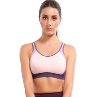 Enamor Women's Stretch Cotton Wire Free Sb28 Sports Bra Parfait Pink_S
