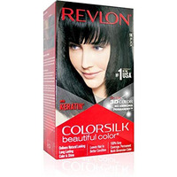 Revlon Colorsilk Permanent Hair Color For Women, Salon Perfect Hair Colour At Home With 100% Grey Coverage | Pro-Keratin & No Ammonia | Up To 8 Weeks Of Colour | Shade - Black 1N (Pack Of 1)
