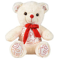 Ultra 10 Inch Happy Teddy Bear Fully Stuffed Soft Plush Toy For Kids In Black | Animal Toy Birthday | Anniversary | Christmas | Diwali | Home Decor