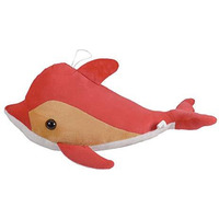 Ultra 16 Inch Dolphin Fish Fully Stuffed Soft Plush Toy For Kids In Red| Animal Toy Birthday | Anniversary | Christmas | Diwali | Home Decor
