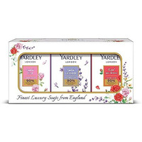Yardley London English Lavender, English Rose, Royal Red Roses Luxury Soap For Women, 100G (Pack Of 6)