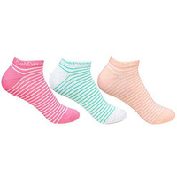 Hush Puppies Women's Cotton Ankle Socks (Pack Of 3) (Brohpg-04B-Po3_Multicolor_Free Size)