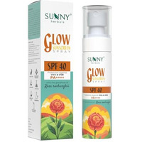 Sunny Herbals Glow Sunscreen Spray, Spf 40, Pa++++, Broad Spectrum Spf Protection Against Uva & Uvb, Hydrating & Sweat Resistant Formula, 100 Ml