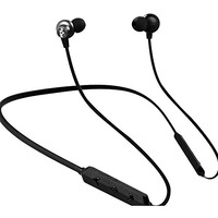 Hungama Hilife Jump 101 Bluetooth Wireless In Ear Neckband Headphone With Mic (Black) With 30 Hours Playtime With Free 1 Year Of Hungama Play & Hungama Music Subscription