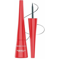 Faces Canada Magneteyes Eyeliner - Black, 4.5Ml | Intense Matte Finish | Quick Drying | 24Hr Long Lasting | Fine Tip For Precise Smooth Application | Almond Oil Enriched | Waterproof | Smudgeproof