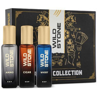 Wild Stone Perfume Gift Set Of Cigar,Ammo And Whisky Perfume For Men, Pack Of 3 (20Ml Each) | Gift Set For Men | Premium Long Lasting Perfume