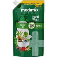 Medimix Ayurvedic 18 Herbs Hand Wash Refill For Soft & Odour-Free Hands 675Ml | 99.9% Germ Protection | Shop Herbal | Natural | Soap-Free | 100% Vegan