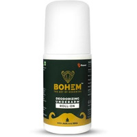 Bohem Deodorant Underarm Roll-On With Aha & Bha-50Ml | Anti Perspirant Roll On With Lactic Acid & Salicylic Acid | Long Lasting Freshness, Exfoliate & Brightens Underarm | Dermatologically Tested | No Sls