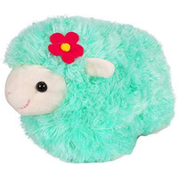 Fuzzbuzz Soft Cute Huggable Life Size Lamb Stuffed Animal Toy Washable Plush Toy For Babies Toddlers Kids Above 0 Months Of Age  28 Cm, Green