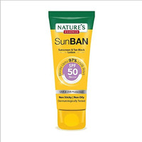 Natures Essence Sunban Suncreen Spf 50 Pa+++ | No White Cast And Broad Spectrum Sun Screen | For All Skin Types | Non Greasy | Lightweight | For Men & Women | 60Ml