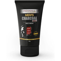 Patanjali Men's Charcoal Active Face Wash 100G, Deep Cleansing Face Wash For Men, Oil Control, Acne Removal & Refreshing Glow, Activated Charcoal For Oily Skin, Dirt & Pollution Removal