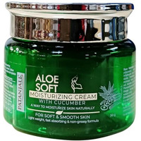 Patanjali Aloe Vera Moisturizing Cream For Face 50Gm For Hands & Body Soothing, Brightening, Makes Skin Soft And Supple Non-Greasy Cream For Flawless Skin