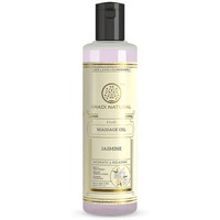 Khadi Natural Ayurvedic Jasmine Massage Oil| Stress Relieving Properties| Relaxes Aches And Pains| Aromatherapy| Suitable For All Skin Types| 210Ml