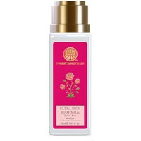 Forest Essentials Travel Size Ultra-Rich Body Milk Indian Rose Absolute | Natural Moisturizing Body Lotion For Instant Hydration | Ayurvedic Body Moisturizer, Paraben Free| For Women & Men | 50 Ml