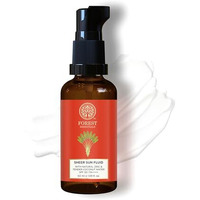 Forest Essentials Sun Fluid Sunscreen | Spf 50Pa ++ | With Natural Zinc & Hyaluronic Acid | No White Cast, Lightweight | With Vitamin C | Protects From Uva/Uvb Rays | For Oily, Dry, & Combination Skin