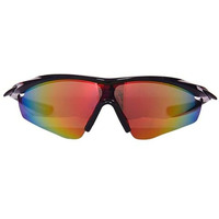 Dsc Unisex-Adult Passion Polarized Cricket Oval Sunglasses Black,Standard