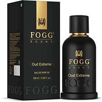Fogg Men Spray Scent Oud Extreme Perfume, Long-Lasting, Fresh & Powerful Fragrance Spray, Eau De Parfum, 100 Ml