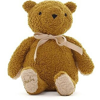 Pluchi Mr. Bear Cotton Knitted Stuffed Soft Toy (38Cm X 20Cm) (Honey Gold)