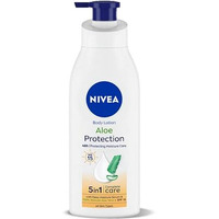 Nivea Aloe Protection Body Lotion 400 Ml | Spf 15 | Aloe Vera Extracts | Dep Moisture Serum | Men And Women | All Skin Type