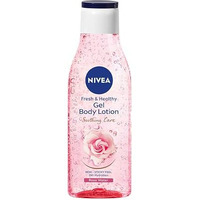 Nivea Gel Body Lotion 200 Ml | Rose | Refreshing Care For 24H Hydration | Non-Sticky | Fast Absorbing For Fresh And Healthy Skin