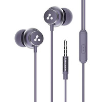 Ambrane Stringz 38 Wired Headphones With Mic, Powerful Hd Sound With High Bass, Tangle Free Cable, Comfort In Ear Fit, 3.5Mm Jack (Green)