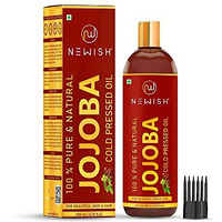 Newish Cold Pressed Jojoba Oil For Skin & Hair Growth - Virgin & Unrefined 200Ml