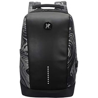 Arctic Fox Slope Anti-Theft Backpack (Marble Black) | 23 Ltr Capacity|Water Resistant | Multipurpose Backpack |Rain Cover| Trolley Sleeve 15.6 Inches Unisex Laptop Bag With Usb Charging Port