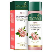 Biotique Bio Rose Pore Tightening Toner With Himalayan Water For All Skin Type 120 Ml