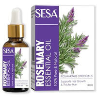 Sesa Rosemary Essential Oil For Hair Growth Nourishes Skin Hair Fall Control Oil For Women And Men 100% Pure & Natural Rosemary Oil, 30 Ml