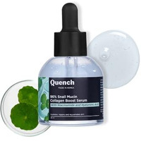 Quench 96% Snail Mucin Collagen Boost Serum With Niacinamide & Hyaluronic Acid |72 Hours Hydration|Formulated & Made In Korea | Dewy Soft & Plump Skin | Prevents Early Signs Of Ageing (30Ml)