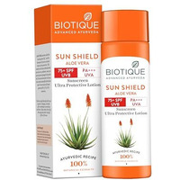 Biotique Aloe Vera 75+Spf Uva/Uvb Sunscreen Ultra Soothing Body Lotion, 190Ml
