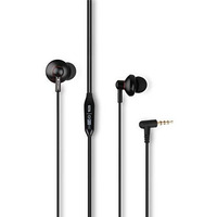 Zebronics Zeb-Buds 10 (Black) In Ear Wired Earphones With Mic, Metallic Design, L Shaped Connector, 13.5Mm Ndfeb Drivers