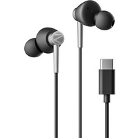 Zebronics Buds 50C In Ear Type-C Earphone Wired Headphones With In-Line Mic, Metallic Design, Volume Control, 1.2M Cable, 14Mm Driver With Wired Connection