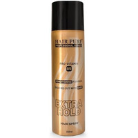 Hair Pure Extra Hold Hair Spray | Quick Drying | Long Lasting Hold | No Flaking | Natural Shine | Non-Sticky | Easy Wash Off | Pro Vitamin B5 | Conditioning Formula (250Ml)