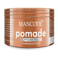Mancode Hair Styling Pomade Wax For Men- 100Ml | Supreme Hold, Glossy Finish, Non-Greasy, Water-Based Formula | 24-Hour Flexible Hold | Strong & Long-Lasting | All Hair Types