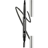 Mars Micro Precision Brow Pencil With Spoolie | Retractable & Easy Glide | Long Lasting & Natural Finish (0.4 G) (Black)