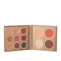 Mars The City Paradise Makeup Kit | Highly Pigmented And Blendable | 9 Eyeshadow Palette With 1 Highlighter, Blusher, Bronzer & Compact Powder Each (16.0 Gm) (03-Chandigarh)